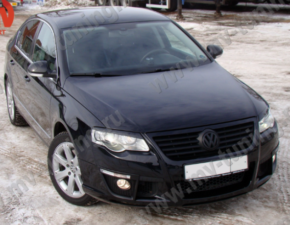 Накладки на фары (реснички) для Volkswagen Passat B6 (2005-2010) купить недорого с доставкой в Тобольск