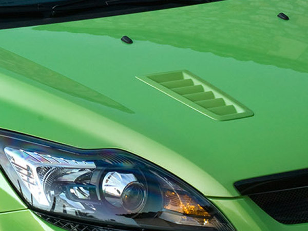 Жабры на капот в стиле "Focus RS" (текстурный пластик) для Ford Focus 2 (2004-2011) купить недорого с доставкой в Тобольск