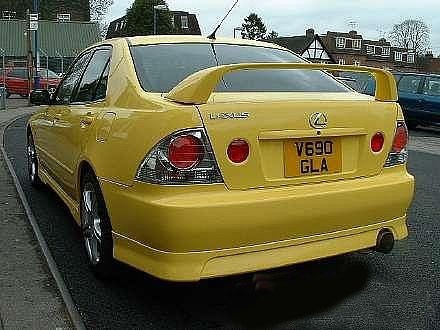 Накладка на задний бампер "TRD" (сток) Toyota Altezza (10) купить недорого с доставкой в Тобольск