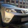 Защита радиатора "Standart" Toyota RAV4 (2012-2015) верх, чёрная купить недорого с доставкой в Тобольск