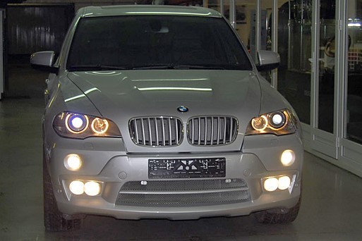Плавник в передний бампер "CAR-T AR 70" BMW X5 (E70) купить недорого с доставкой в Тобольск