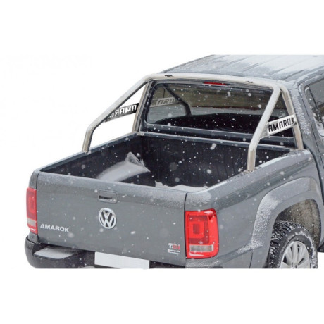 Защитная дуга багажника (d63,5) для Volkswagen Amarok (2010-2016)(Нерж. Сталь) купить недорого с доставкой в Тобольск