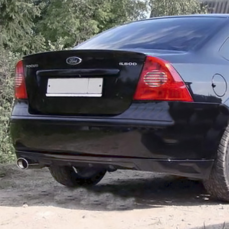 Накладка (юбка) заднего бампера "FT" для Ford Focus 2 (седан) (2004-2008) купить недорого с доставкой в Тобольск
