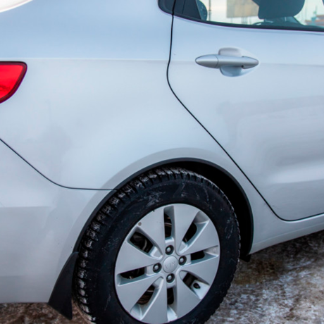 Защитные накладки на арки "АртФорм" для Kia Rio (2011-2015 г.в.), седан купить недорого с доставкой в Тобольск